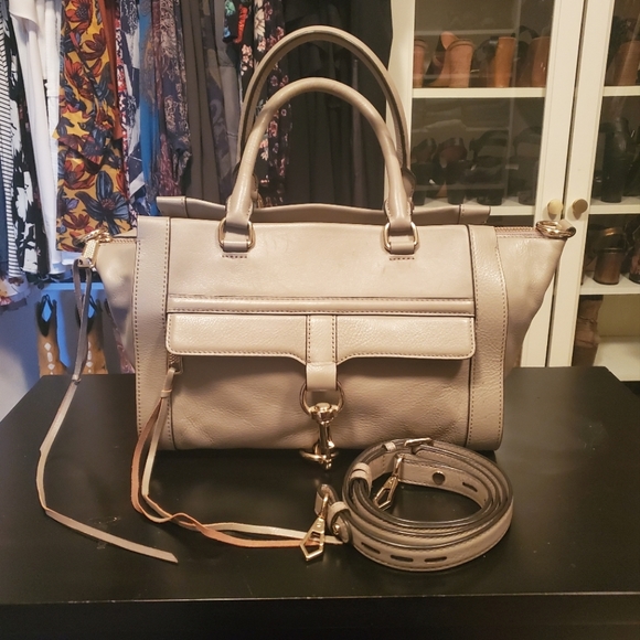 Rebecca Minkoff Bowery Leather Satchel Crossbody - Picture 1 of 9